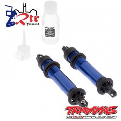Amortiguadores, GTX, aluminio, azul anodizado TRA7761