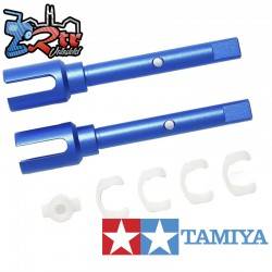 Helice de aluminio tipo SRX TT-02 y tapas del eje de oscilación Tamiya 22066