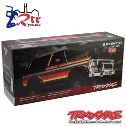 Carrocería TRAXXAS Ford Bronco completo negro con pegatinas TRA8010X