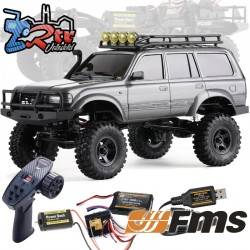 FMS Toyota LC80 FCX18 V2 Scaler RTR 4x4 1/18 Gris