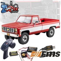 FMS Chevrolet Chevy K-10 Scaler RTR 4x4 1/18 Rojo