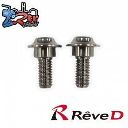 Tornillo servo de titanio cortad 2 piezas M3x6mm ReveD RT-001