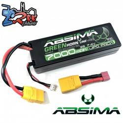 Batería Absima Lipo 7000 Mah Greenhorn Vol.2 2s 7.4 Volts HC XT90/TPlug Estuche duro