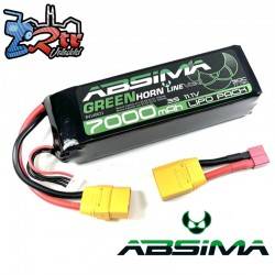 Batería Absima Lipo 7000 Mah  Greenhorn Vol.2 3s 11.1 Volts HC XT90/TPlug Estuche Blando