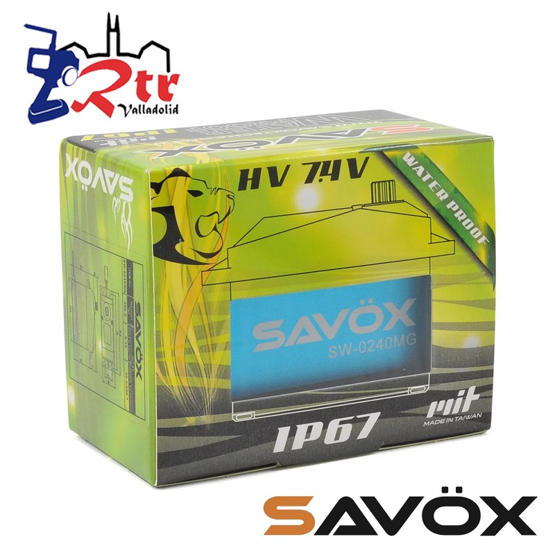 Servo Savox SW-0240MG Digital High Voltage PiÃ±oneria Metalica