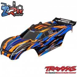 Carrocería TRAXXAS Rustler® 4X4 VXL, naranja con soportes TRA6785-ORNG