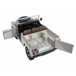 Juego de placas cama trasera KUDU™ para Land Rover® Serie 109 Negra BRX02372BK