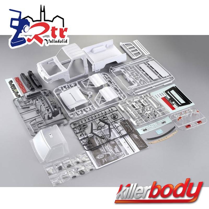 Carrocería KILLERBODY Toyota Land Cruiser LC70  1/10 Scale Crawler Carcasa dura 313mm