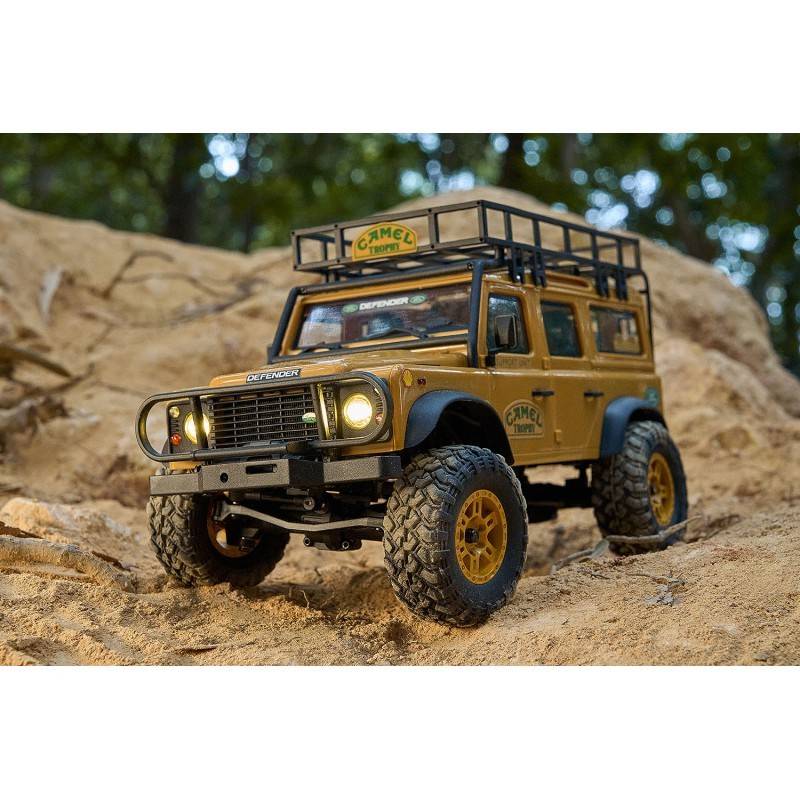 FMS Land Rover Defender 110 FCX24M RTR 4x4 1/24 camel Trophy Serie