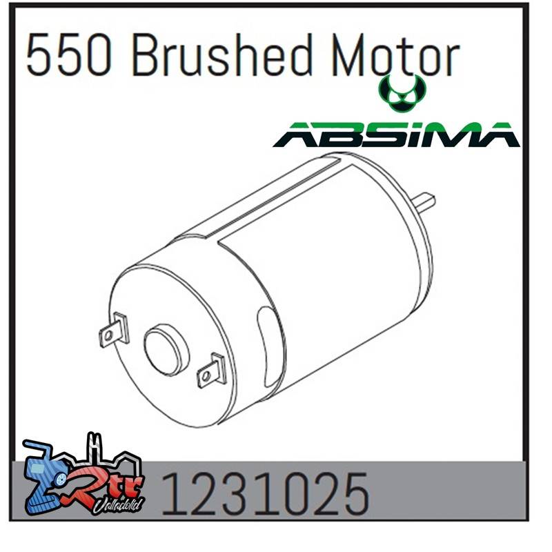 motor de escobillas 550 CR3.4Eco Unidades Absima 1231025