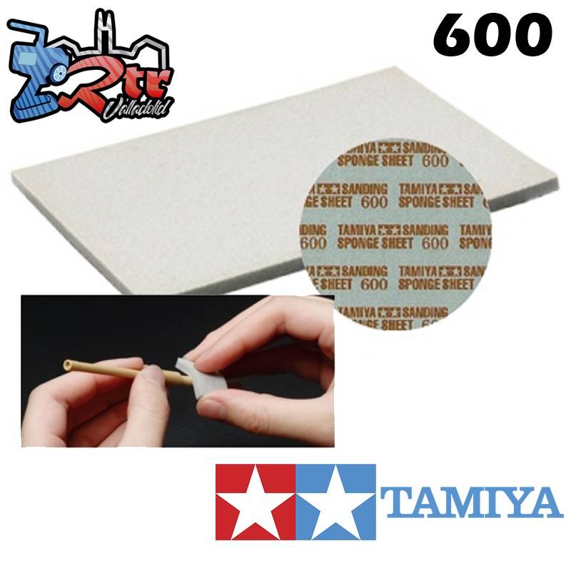 Hoja de esponja para lijar de 600 Tamiya 87148