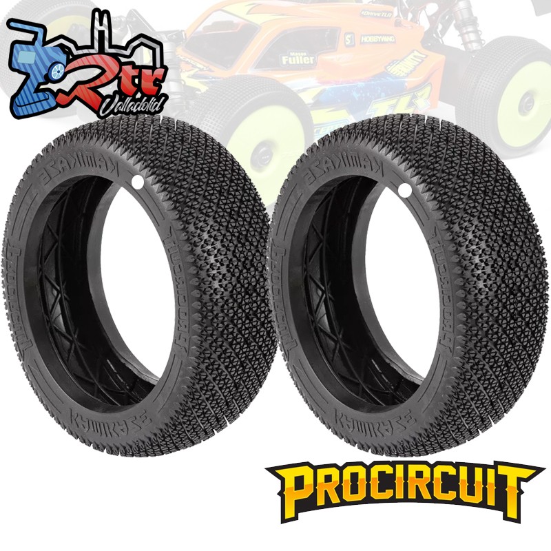 Procircuit Hot Dice v2 Collé Jantes Blanc | Big Bang Hobbies
