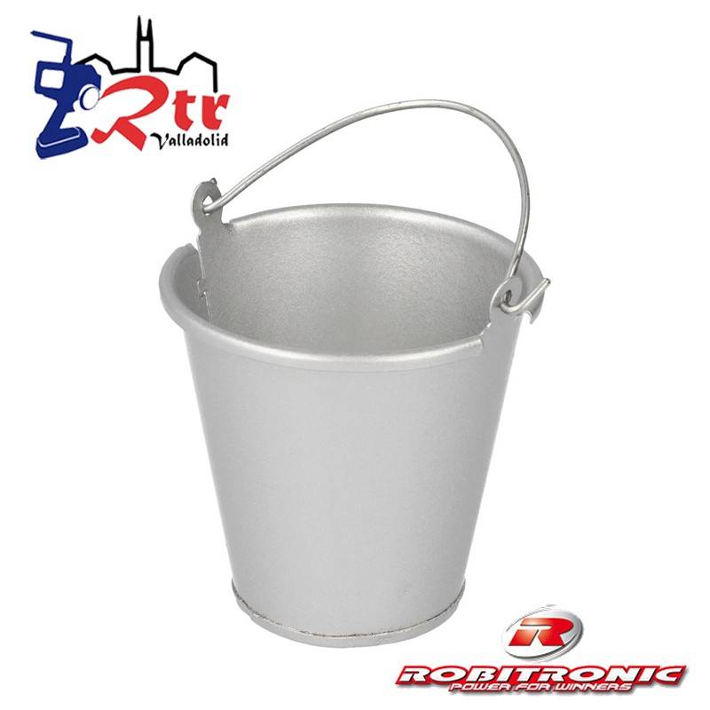 Cubo Robitronic Metálico Plata