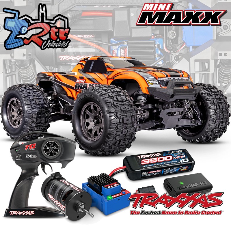 Traxxas Mini Maxx Bl-2s Monster Truck Brushless 2s Naranja
