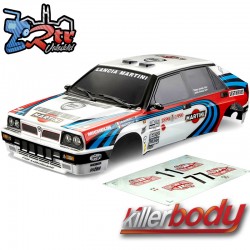 Carrocería KILLERBODY Lancia Delta HF Integrale 16V 1/10 Pintada 195mm Rally