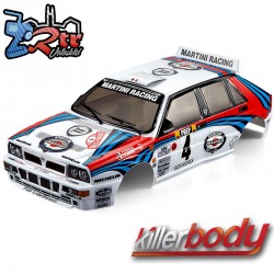 Carrocería KILLERBODY Lancia Delta HF Integrale 1/10 Pintada 195mm Rally