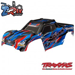 Carrocería TRAXXAS X-Maxx® azul pintada, calcomanías aplicadas TRA7867-BLUE