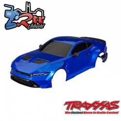Carrocería TRAXXAS Ford Mustang Azul montaje sin clip TRA10511-BLUE