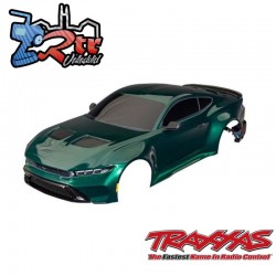 Carrocería TRAXXAS Ford Mustang Verde montaje sin clip TRA10511-GRN