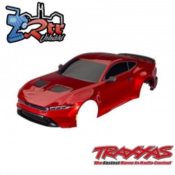 Carrocería TRAXXAS Ford Mustang Roja montaje sin clip TRA10511-RED